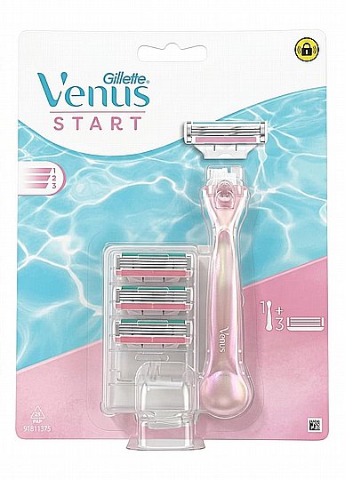 ���� �� 3 ������ �����  Gillette Venus Start ���� ���� �����