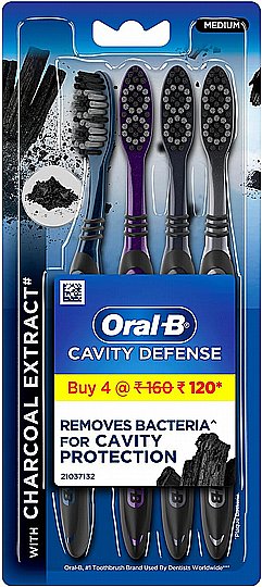Oral B Cavity .D Charcoal 4s soft KS ���� �� ������� ������ ���� ���