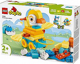 לגו דופלו - 3 ב-1 חיות על גלגלים 10448 לגו דופלו - 3 ב-1 חיות על גלגלים 10448