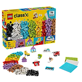 לגו Classic – קופסת יצירתית לבנייה ומשחק (11044) לגו Classic – קופסת יצירתית לבנייה ומשחק (11044)