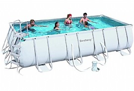 בסט וואי - bestway BESTWAY בריכה סופר אולטרא 488X274X122 משאבה וסולם כיסוי עליון ותחתון בסט וואי - bestway BESTWAY בריכה סופר אולטרא 488X274X122 משאבה וסולם כיסוי עליון ותחתון
