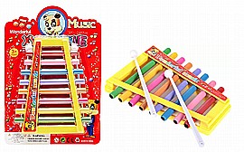 קסילופון צינורות מתכת 1/8 בלוח 30X20 ס"מ קסילופון צינורות מתכת 1/8 בלוח 30X20 ס"מ