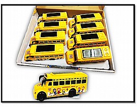 אוטובוס בית ספר אור וצליל 1/12 12.5 ס"מ להיט אוטובוס בית ספר אור וצליל 1/12 12.5 ס"מ להיט