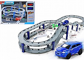 מסלול מירוץ 2 מכוניות אלקטרוני 50 חלק 48.5X33 ס"מ מסלול מירוץ 2 מכוניות אלקטרוני 50 חלק 48.5X33 ס"מ