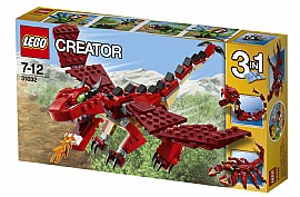 לגו קריאטור יצורים אדומים CREATOR לגו קריאטור יצורים אדומים CREATOR