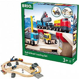 בריו BRIO מסלול משאיות ורכבות למטען בריו BRIO מסלול משאיות ורכבות למטען
