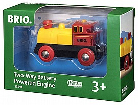 בריו BRIO קטר צבעוני - אחורה וקדימה + אור בריו BRIO קטר צבעוני - אחורה וקדימה + אור