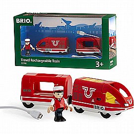 בריו BRIO רכבת טיולים נטענת (מטען USB) בריו BRIO רכבת טיולים נטענת (מטען USB)