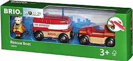 בריו BRIO סירת הצלה+דמות בריו BRIO סירת הצלה+דמות