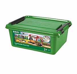 בריו BRIO סט מסלול רכבת עם משאית ונגרר בריו BRIO סט מסלול רכבת עם משאית ונגרר