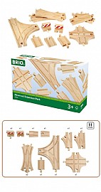 בריו BRIO חבילת הרכבה מתקדמת למסלולים בריו BRIO חבילת הרכבה מתקדמת למסלולים