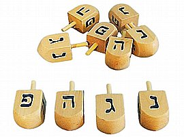 סביבון עץ בינוני טבעי סביבון עץ בינוני טבעי