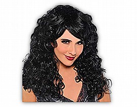 פיאה שחורה/בלונד מתולתלת פיאה שחורה/בלונד מתולתלת