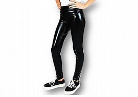 גרביון מטאלי שחור לוקס M L XL גרביון מטאלי שחור לוקס M L XL