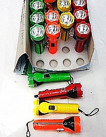 פנס לד 12X3.8 סמ ראש גדול 4 צבע פנס לד 12X3.8 סמ ראש גדול 4 צבע