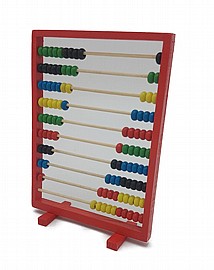 חשבוניה עץ מתקפלת אדומה 26X18.5 ס"מ חשבוניה עץ מתקפלת אדומה 26X18.5 ס"מ