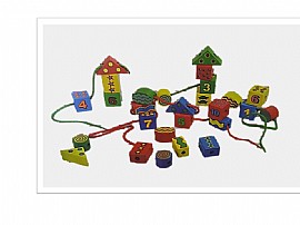 השחלה חרוזים עץ בחבית שקופה 15X20 סמ ענק 1/29 השחלה חרוזים עץ בחבית שקופה 15X20 סמ ענק 1/29