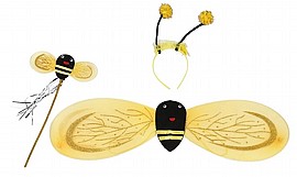 סט דבורה כנפיים + שרביט 35 ס"מ כנפים 39 +קשת סט דבורה כנפיים + שרביט 35 ס"מ כנפים 39 +קשת