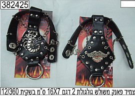 צמיד ראפר משולש גולגולת צמיד ראפר משולש גולגולת