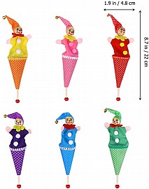 בובת תאטרון גביע ליצן בד - דגם אקראי - המחיר ליחידה אחת! בובת תאטרון גביע ליצן בד - דגם אקראי - המחיר ליחידה אחת!