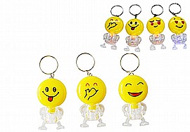 10 יחידות מ.מפתחות פנס סמיילי דמות 5.5X2.5 ס"מ 10 יחידות מ.מפתחות פנס סמיילי דמות 5.5X2.5 ס"מ