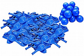 100 בלונים כחולים "10 1.5 גר מטלי 100 בלונים כחולים "10 1.5 גר מטלי