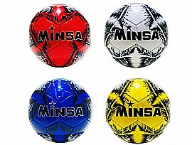 כדורגל MINSA TPU פסים שחורים 330 גרם רך כדורגל MINSA TPU פסים שחורים 330 גרם רך