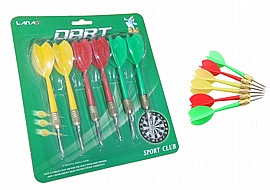 חיצים 1/6 בלוח 11.5 ס"מ חיצים 1/6 בלוח 11.5 ס"מ