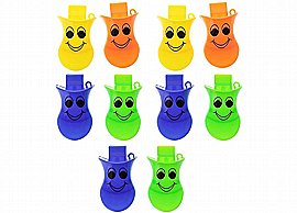 10 יחידות של משרוקית סמיילי גדולה בשקית 10 יחידות של משרוקית סמיילי גדולה בשקית