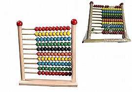 חשבוניה עץ ענקית 37X39 ס"מ חשבוניה עץ ענקית 37X39 ס"מ