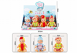 בובה תינוקת גומי 15 ס"מ בובה תינוקת גומי 15 ס"מ