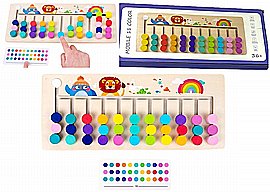 פזל עץ צורות הנדסיות + מגנט 35 חלקים פזל עץ צורות הנדסיות + מגנט 35 חלקים