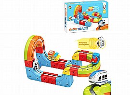 מסלול רכב מגנט 20 חלקים סוללה נטענת USB 30X18X4 מסלול רכב מגנט 20 חלקים סוללה נטענת USB 30X18X4