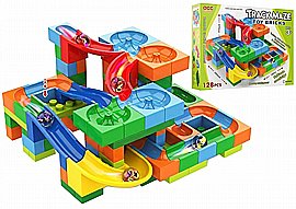 משחק מבוך גולות גדול 136 חלקים TRACK MAZE משחק מבוך גולות גדול 136 חלקים TRACK MAZE