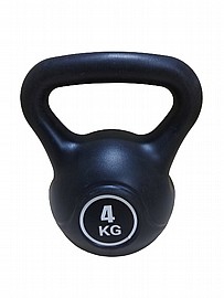 משקולת יד פעמון kettlebells קטלסבלס 4 קילו מצופה פלסטיק משקולת יד פעמון kettlebells קטלסבלס 4 קילו מצופה פלסטיק