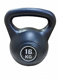 משקולת יד פעמון kettlebells קטלסבלס 16 קילו מצופה פלסטיק משקולת יד פעמון kettlebells קטלסבלס 16 קילו מצופה פלסטיק