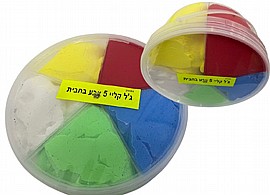 ג'ל קליי 5 צבעים בחבית 350 גרם +קוטר 20 ס"מ (גובה 9 ס"מ) ג'ל קליי 5 צבעים בחבית 350 גרם +קוטר 20 ס"מ (גובה 9 ס"מ)