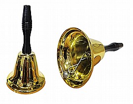 פעמון נפט ענק 19X9.8 ס"מ מטלי זהב פעמון נפט ענק 19X9.8 ס"מ מטלי זהב