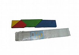טנגרם עץ מאורך צבעוני 23X4.3 ס"מ טנגרם עץ מאורך צבעוני 23X4.3 ס"מ