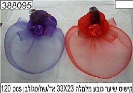 קישוט שיער כובע מלמלה 32X23 קישוט שיער כובע מלמלה 32X23