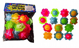 סביבון בשקית פרח נאון 1/10 5 סמ סביבון בשקית פרח נאון 1/10 5 סמ