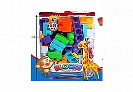 הרכבה דופלו 68 חלקים תיק PVC 34X27 ס"מ הרכבה דופלו 68 חלקים תיק PVC 34X27 ס"מ