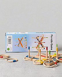 קליעה עץ צלב טבעות 41X9X6 ס"מ קליעה עץ צלב טבעות 41X9X6 ס"מ