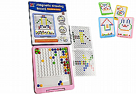 מוזאיקה עט מגנט 10 ס"מ עגולה בלוח 126 כדורים מוזאיקה עט מגנט 10 ס"מ עגולה בלוח 126 כדורים