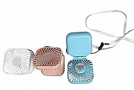 מאוורר אישי מתקפל עם חוט תליה 7X7 ס"מ USB מאוורר אישי מתקפל עם חוט תליה 7X7 ס"מ USB
