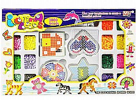 המה חרוזים לגיהוץ זוהרים 3000 יחידות 6 תאים המה חרוזים לגיהוץ זוהרים 3000 יחידות 6 תאים