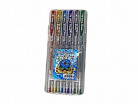 עט נוצץ זוהר 1/12 צבעים עט נוצץ זוהר 1/12 צבעים