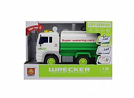 מיכלית פריקשין ABS מתיזה מים אור וצליל CITY מיכלית פריקשין ABS מתיזה מים אור וצליל CITY
