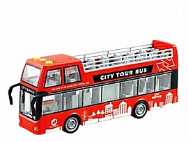 סיטי אוטובוס 2 קומות אור וצליל 29 ס"מ סיטי אוטובוס 2 קומות אור וצליל 29 ס"מ