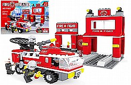 ליגאו כבאית מכבי אש 35X25X5.5 ס"מ 309 חלקים ליגאו כבאית מכבי אש 35X25X5.5 ס"מ 309 חלקים